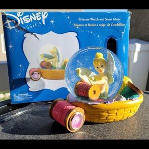 Disney tinker bell snow globe